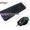 USB Wired Rainbow Backlit Latest Computer Keyboard And Mouse Combo Set