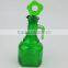 265ML COLORED OIL/VINEGAR GLASS BOTTLE WITH COLOUR TOP