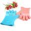 FDA approved food grade silicone,Silicone Material and Waffle Style bbq gloves