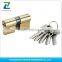normal computer brass handle electric master euro profile tubular key door handle round high security round cylinder lock