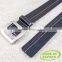 Young people childern stitched black cartoon kids PU belt