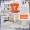 Cheap orange leather bar stool for sale