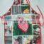 new design polyster christmas photo printing apron set festival glove set for wholesale
