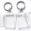 High Transparency Acrylic Mulit-shape Keychain Factory Whole Sale
