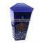 High quality hexagonal tin boxes metal wine tin container