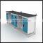 Science School Steel Frame Lab Bench With Reagent Shelf