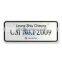Advertising car plate