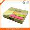 logo print on the 4 sides plastic holder designed office popular memo pad cube