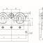 Elevator Rolling Guide Shoes for Elevator Cabin and Counterweight