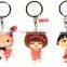 soft PVC rubber keychain / silicone keyring / plastic keychain