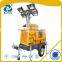 10kva Light Tower Trailer Type Diesel Generator with 4 Floodlight