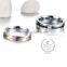 Stainless steel pave setting zircon ring fashion couple ring wedding jewelry 6260430