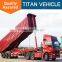 Titan 45m3 Tri Axles Tipping Truck Dump Truck Trailer For Sand