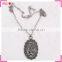 Designer necklace for Christian, Mother Maria pendant copper necklace
