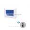 White RF Digital Clock Wireless Weather Station with Blue Backlight Thermometer Hygrometer Barometer 3 transmitters