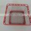 Domestic Home Use Household Bathroom pe Coating Wire Basket