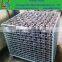 Stackable Wire Mesh Pallet Storage Steel Metal Cage With Wheels