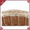 Handcraft decoration rattan bakery store or supermarket using bread display stand