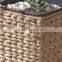 Indoor tall planter unique natural water hyacinth woven pot for plant