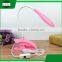 portable flexible target adjustable plastic usb foldable folding mini led night clamp clip reading book light lamp