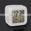 promotional gift electric clock small led color changing clock digital alarm clock
