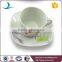4pcs hotel porcelain dinner plate sets wholesale