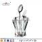 decorative crystal spoon and fork holder