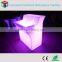 modern design plastic led bar counter with flashing color change