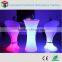 illuminated light up outdoor led bar furniture/led bar stand table