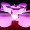 portable lighted bar table for hotel