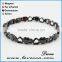 Gold Plated 316L Stainless Steel 4 Element Energy Magnetic Therapy Link Bracelet