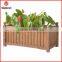 Rectangle Wooden Planter Boxes White Finish