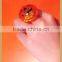 Halloween led flashing pumpkin and skull plastic ring