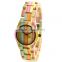 colorful bamboo watch