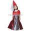 Hot selling Halloween party wear red dress with hat HN007