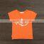 Comfortable girls cotton t-shirts with fish printer
