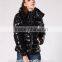 newest urban women high quality black ski down coat customzied
