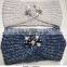 Fashion Hot designer knitted lace button acrylic new headband