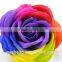 Wholesale Romantic Gift magic Rose big Soap Flower with multicolor