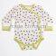 Long Sleeve Kimono Babysuit With Star Print
