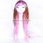 Cheap Price Stock Cosplay Wig Colorful Fantasy Women Party Halloween Wigs Wholesale