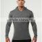 Muscle Bodybuilding Gym Pullover Hoodie for Men Slim Fit Tri-blend Hoodie Plain Heather Grey Marl Workout Hoodie Fitness Wear