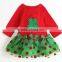 Wholesale girls PettiSkirts elastic waistband skirts Girls chiffon skirts Red polka dot skirt Boutique Fluffy Pettiskirt