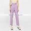 Hot design lavender empire waist summer trousers with belt loop