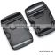 HLD/M326-38mm 1.5inch black POM plastic buckles bump adjustable splice clip buckle backpack webbing strap