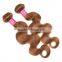 Hot Selling 7a Grade Colored 27# Body Wave Virgin Human Hair Extensions Kenya