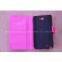 for iphone 5 shiny grid diamond leather pattern case with card holder