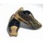 brand new shoes shox men electricity embroidery black gold