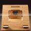 Custom made wood office gift wooden laptop desk with good quality