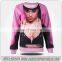 Fashionable full print sweatshirt / all over print sweatshirt
